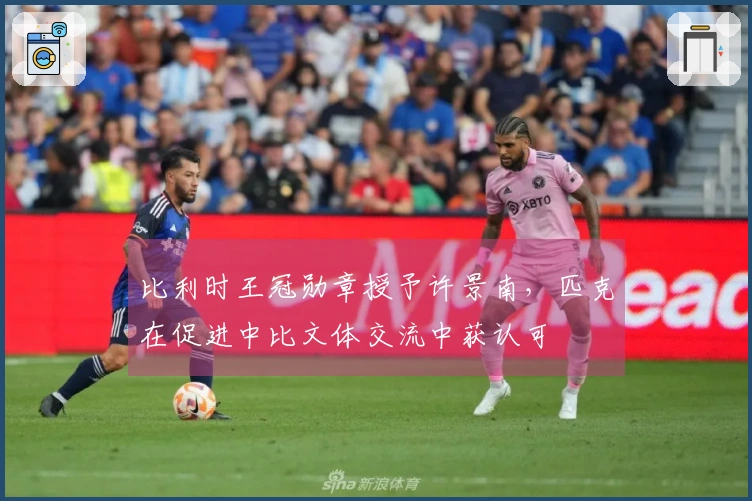 比利时王冠勋章授予许景南，匹克在促进中比文体交流中获认可