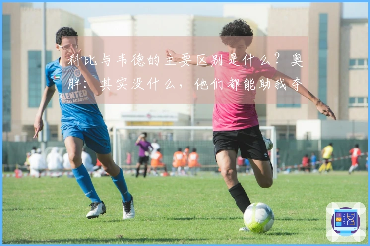 科比与韦德的主要区别是什么？奥胖：其实没什么，他们都能助我夺冠。